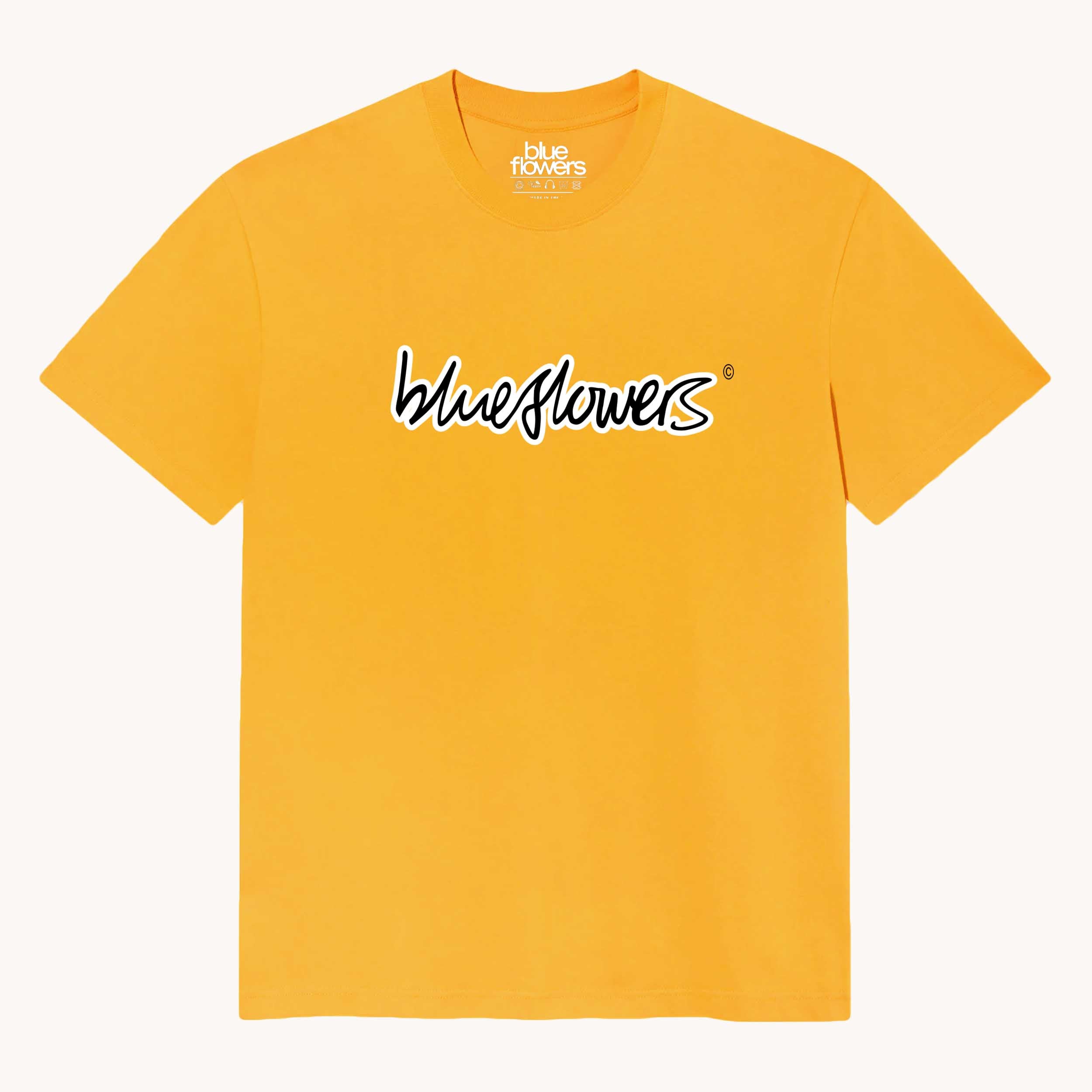 BLUEPRINT T SHIRT - YELLOW