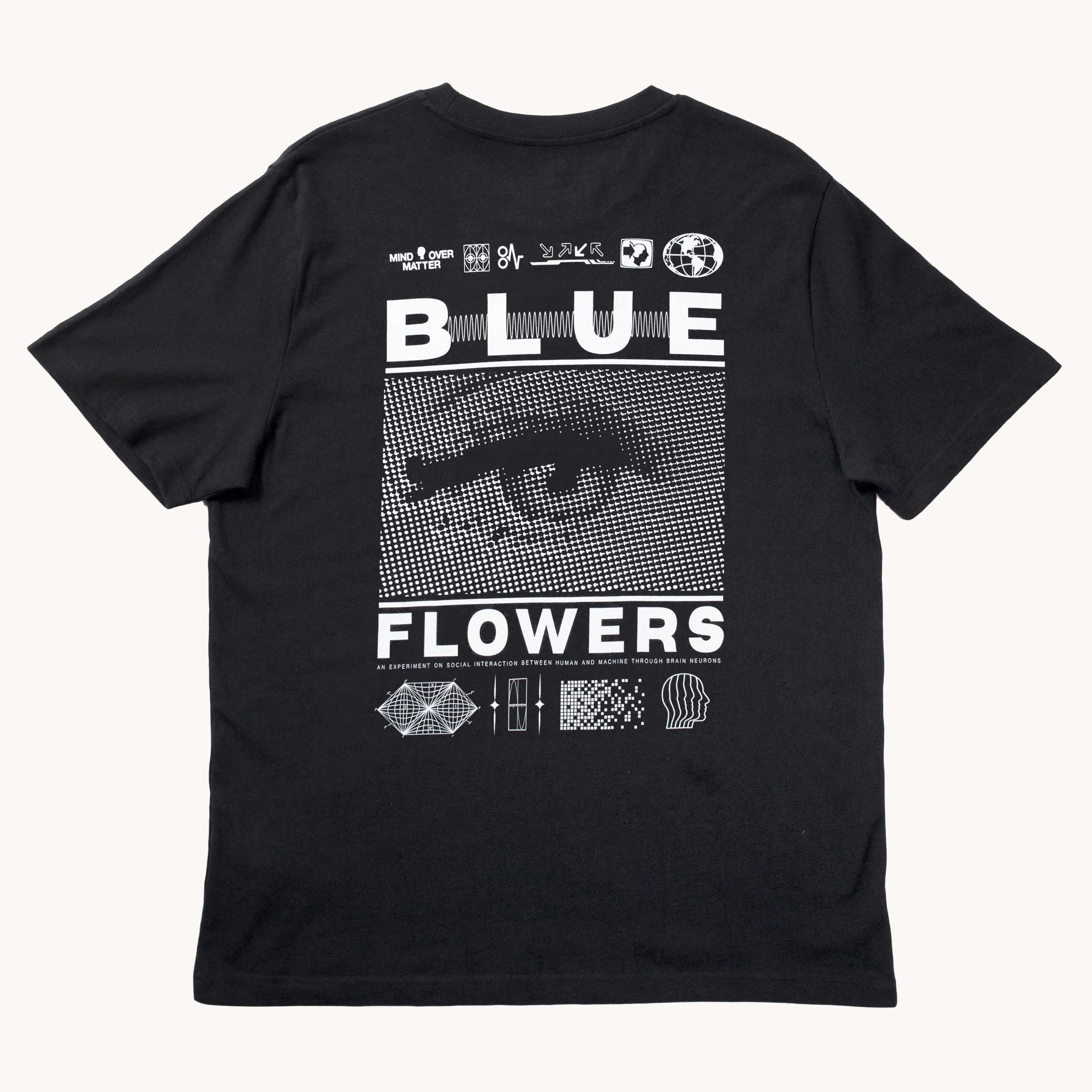 BRAIN NEURONS T SHIRT - BLACK