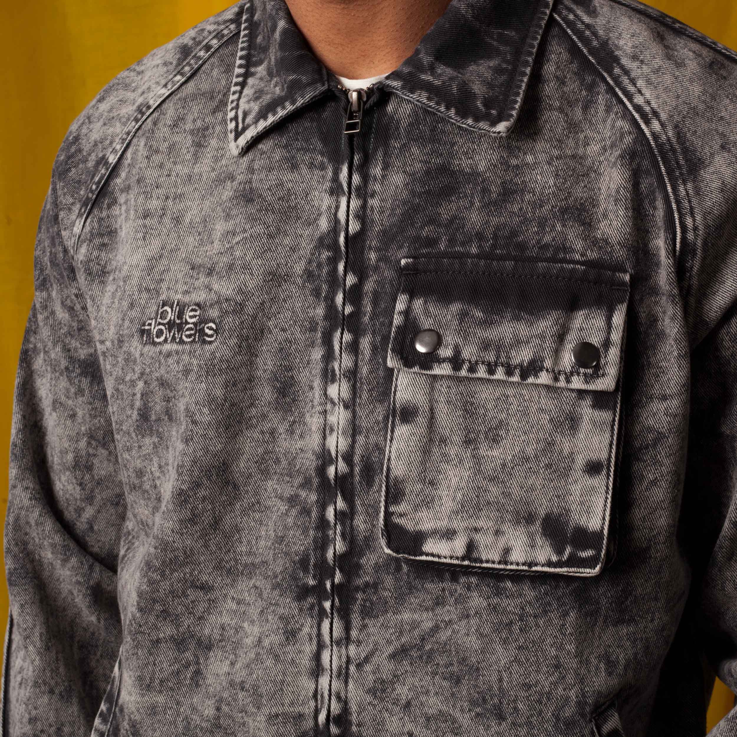 LEARY DENIM JACKET - ECO ACID WASH
