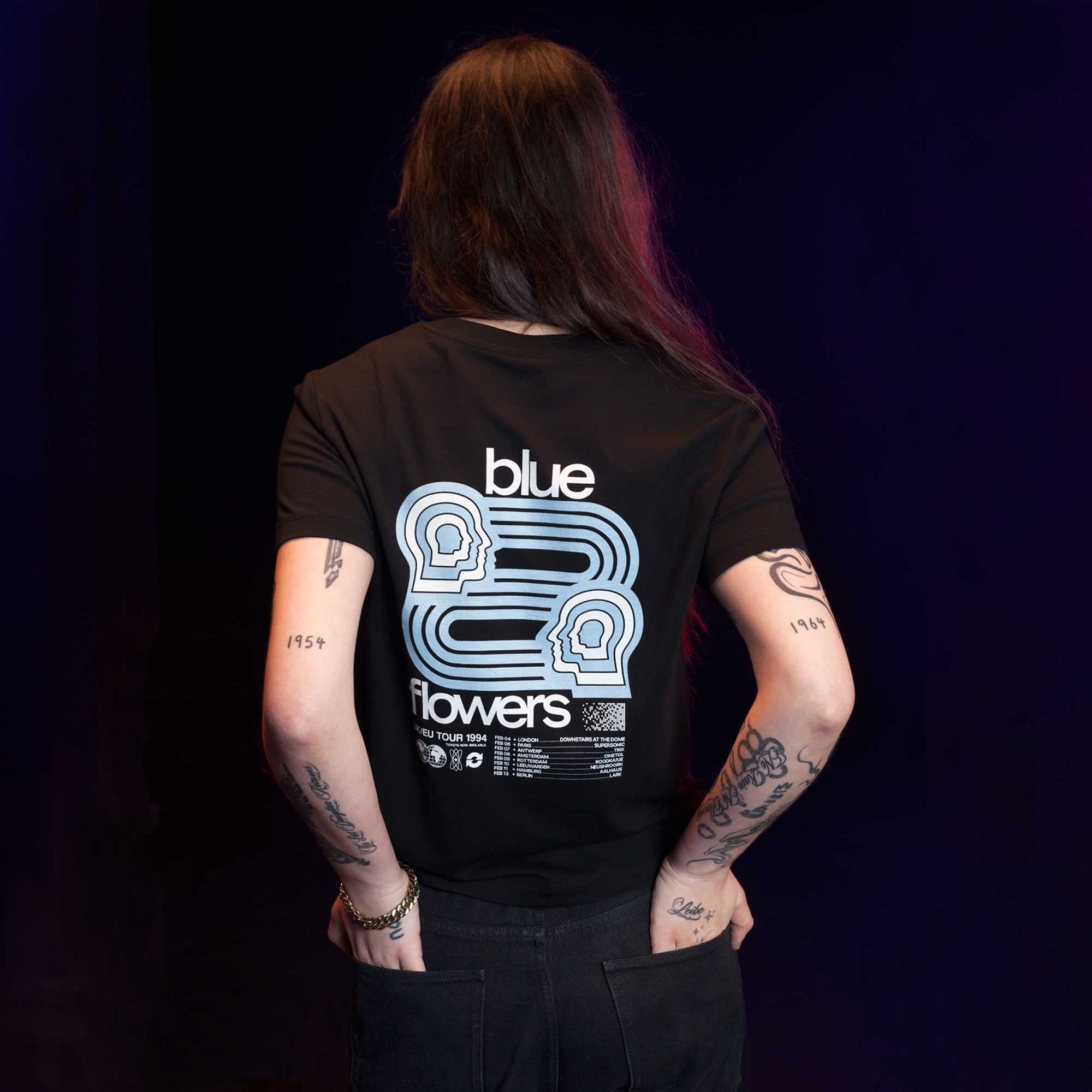 WOMENS 94 TOUR T SHIRT - BLACK