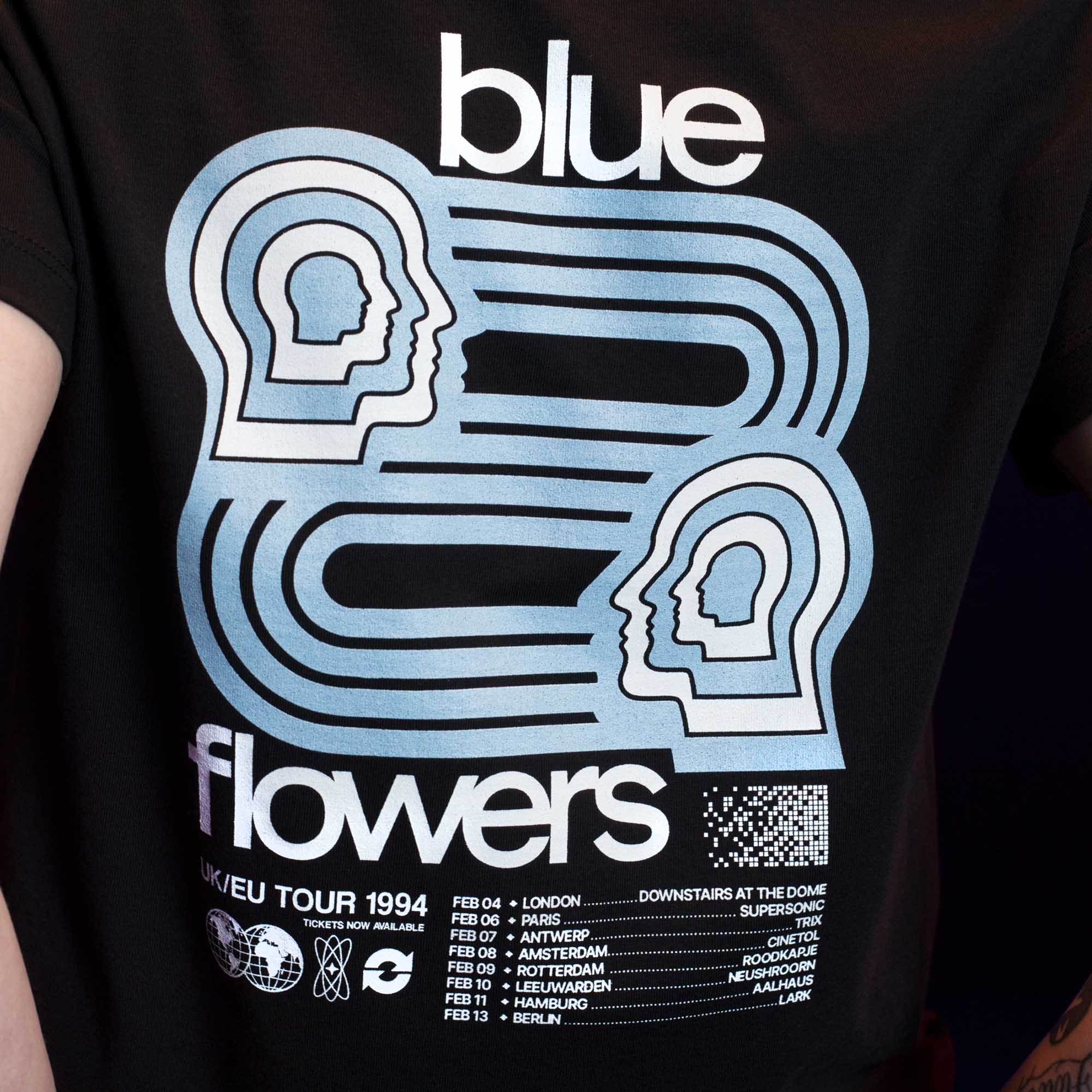 WOMENS 94 TOUR T SHIRT - BLACK