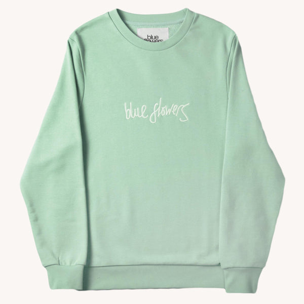 Mint blue best sale sweatshirt