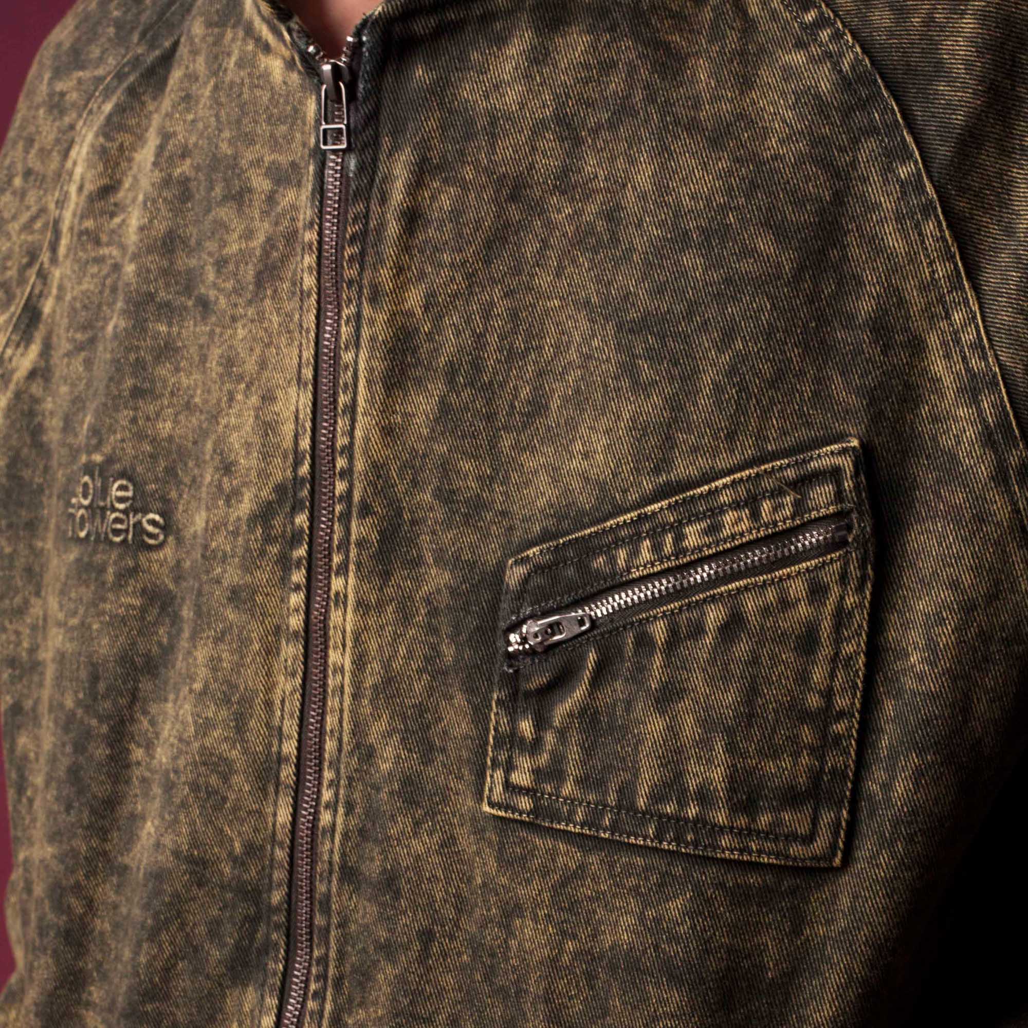 ELEVATION ECO ACID WASH JACKET