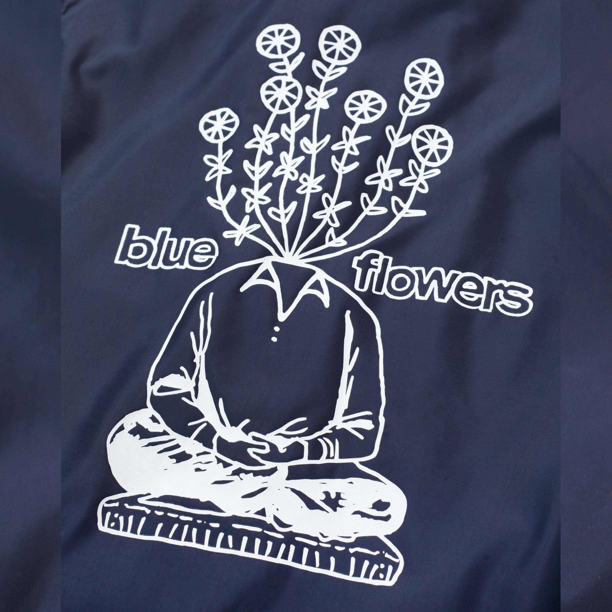 FLOWER HEAD COACH JACKET - NAVY