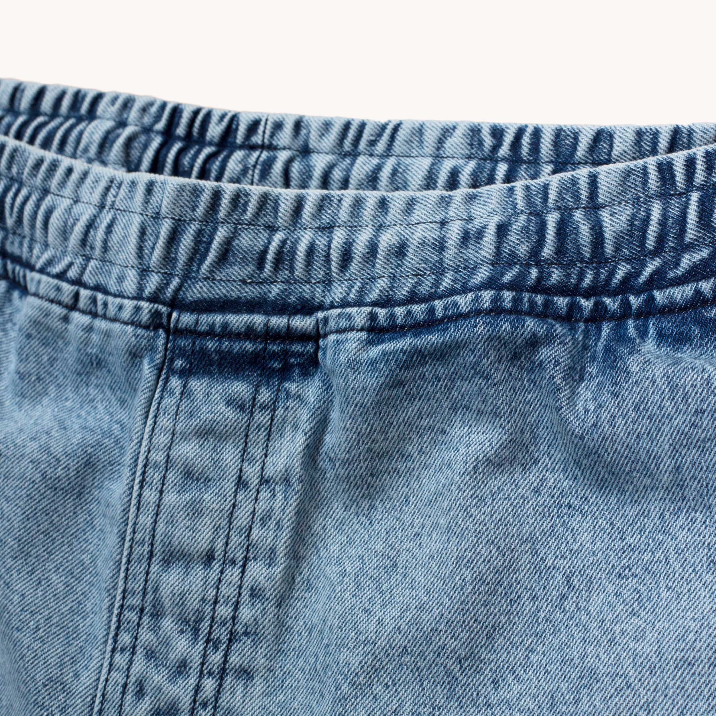 CRUISER DENIM SHORTS - WASHED BLUE