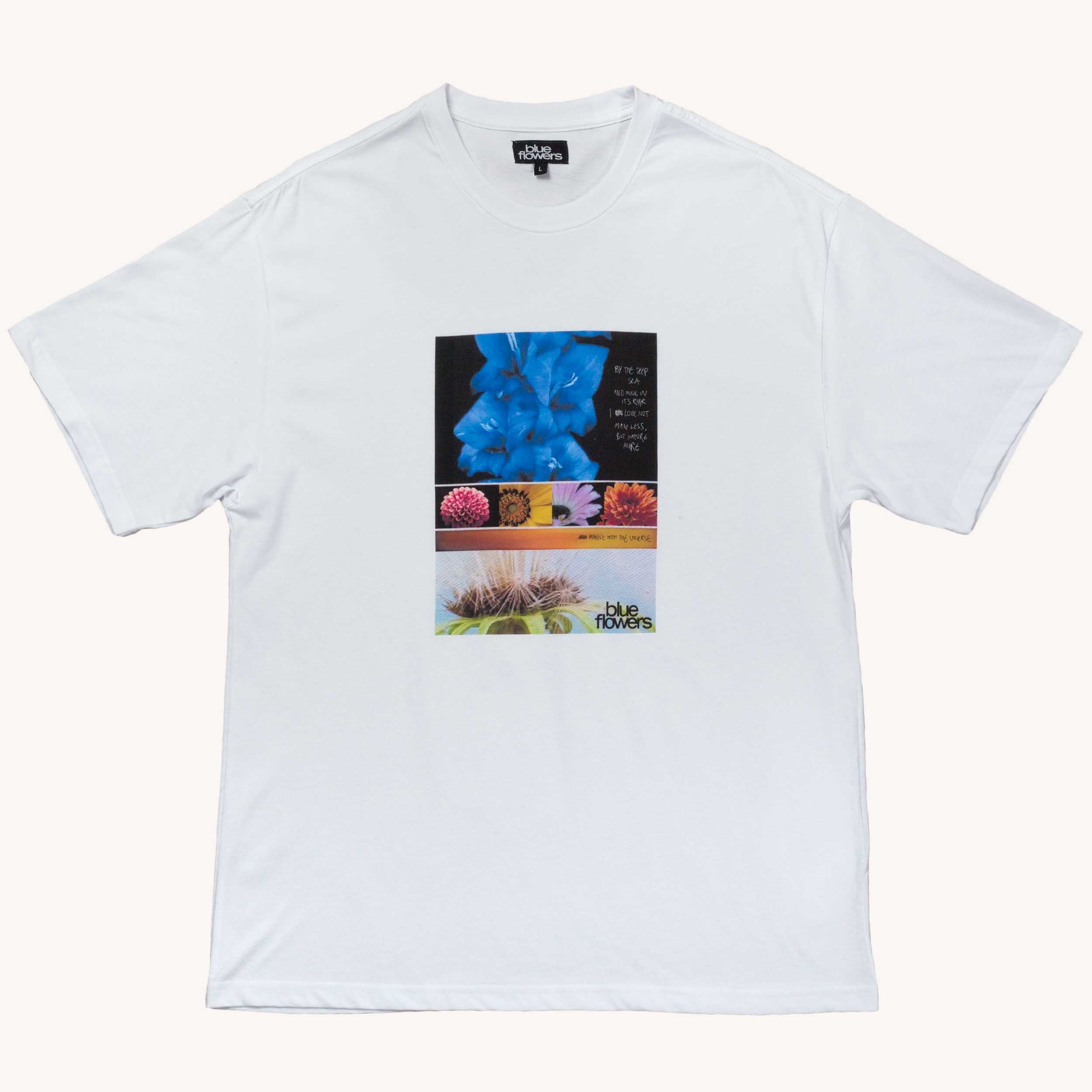 DELPHINIUM T SHIRT - WHITE