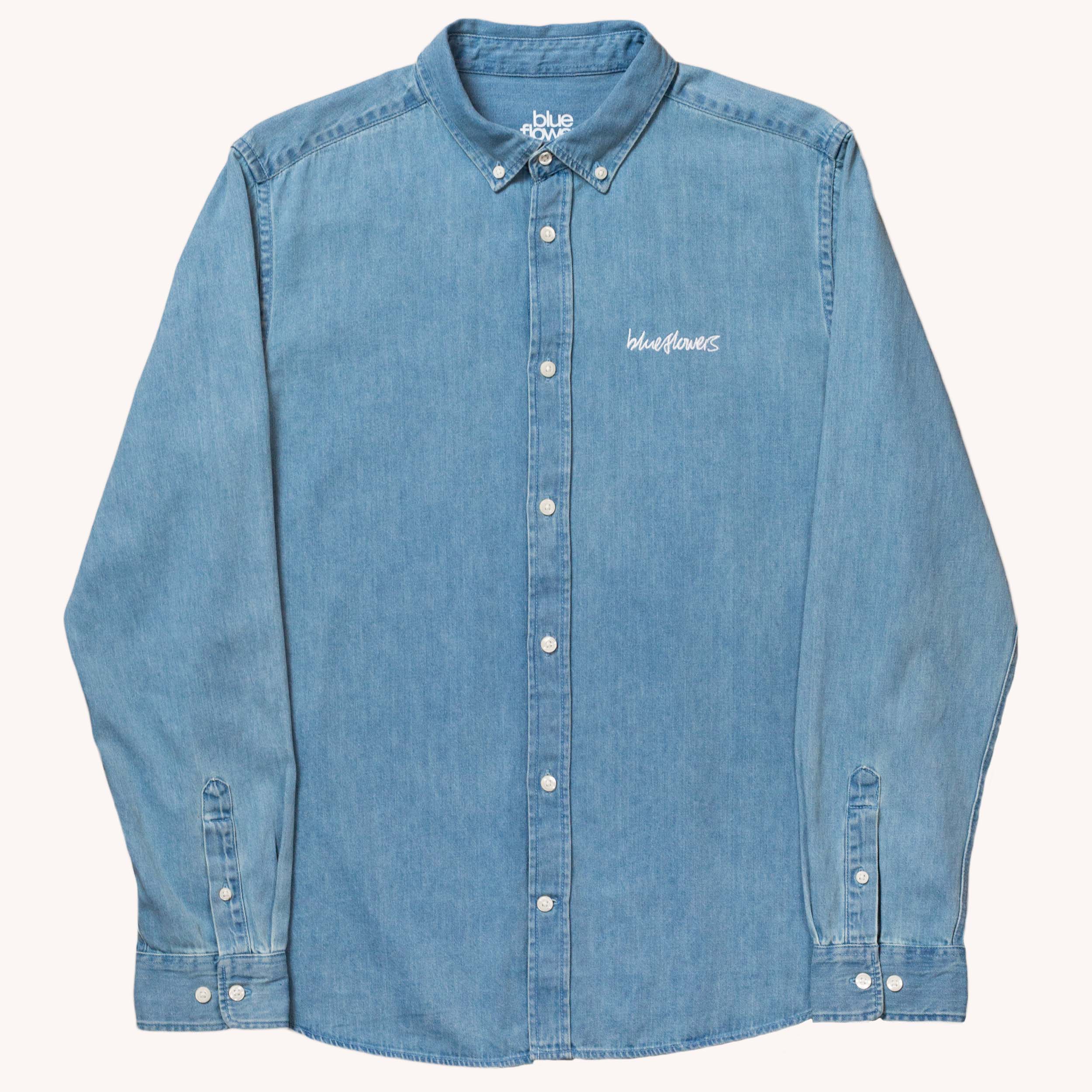 RISING DENIM SHIRT - BLUE
