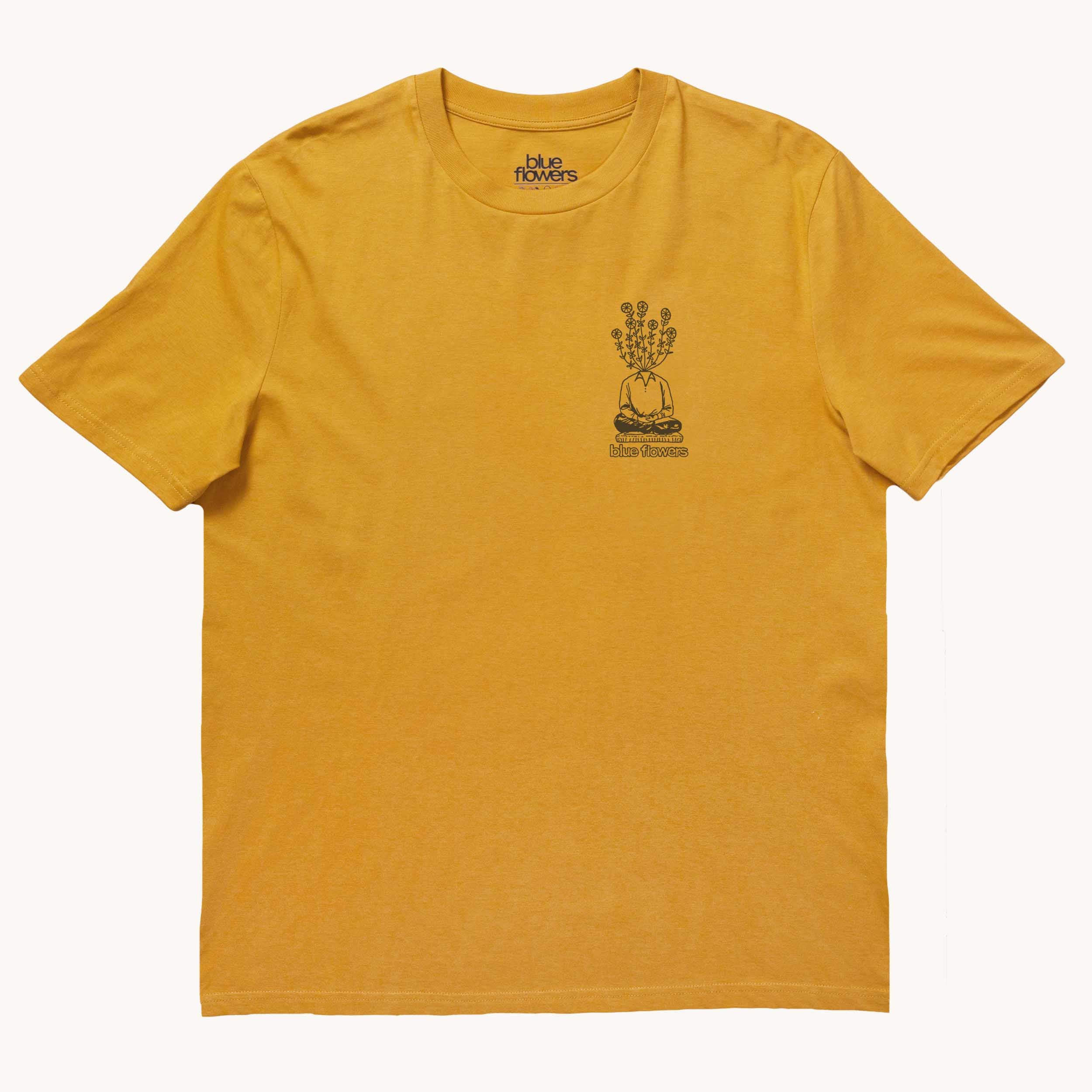 BOTANICAL T SHIRT - OCHRE