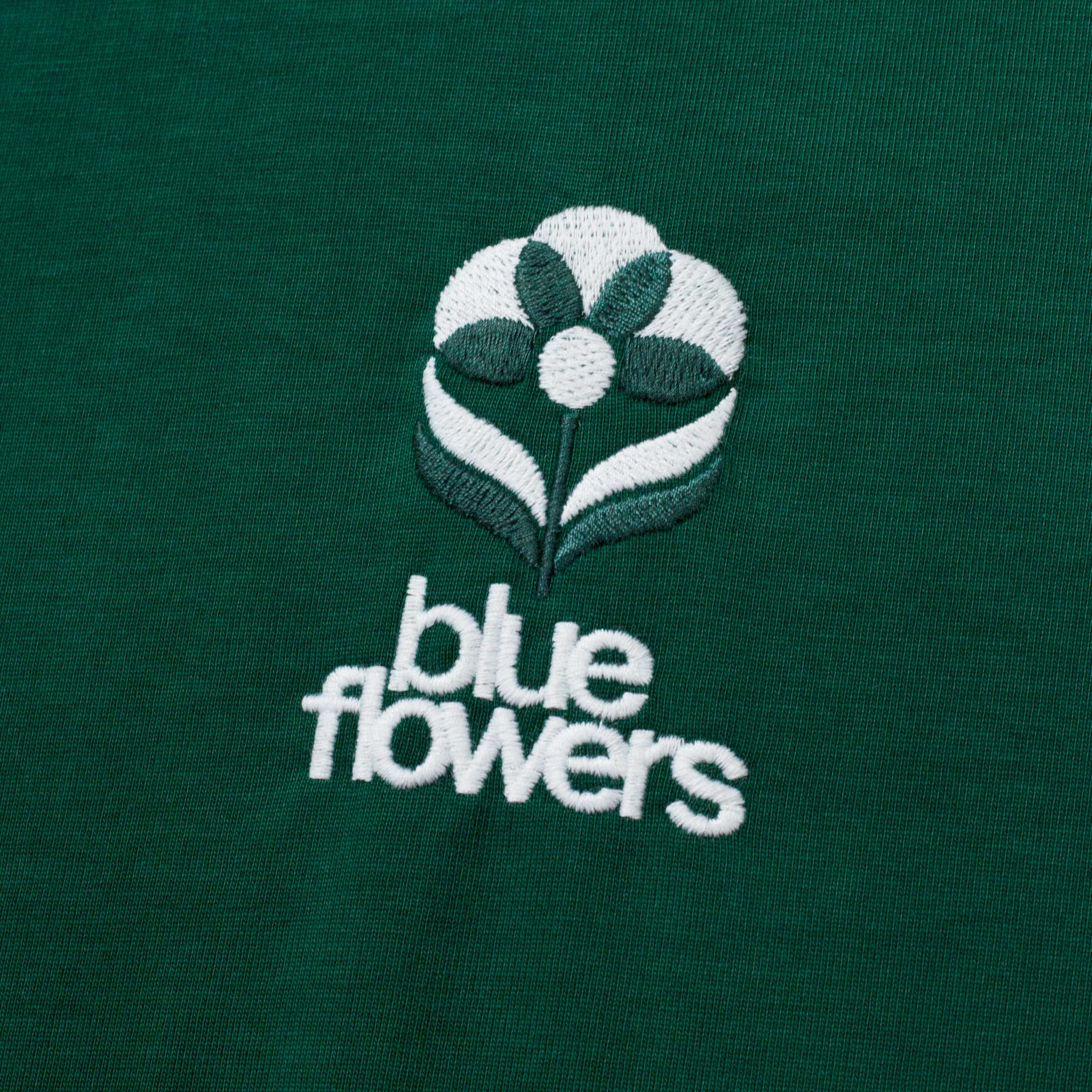 FLOWER T SHIRT - EARTH GREEN