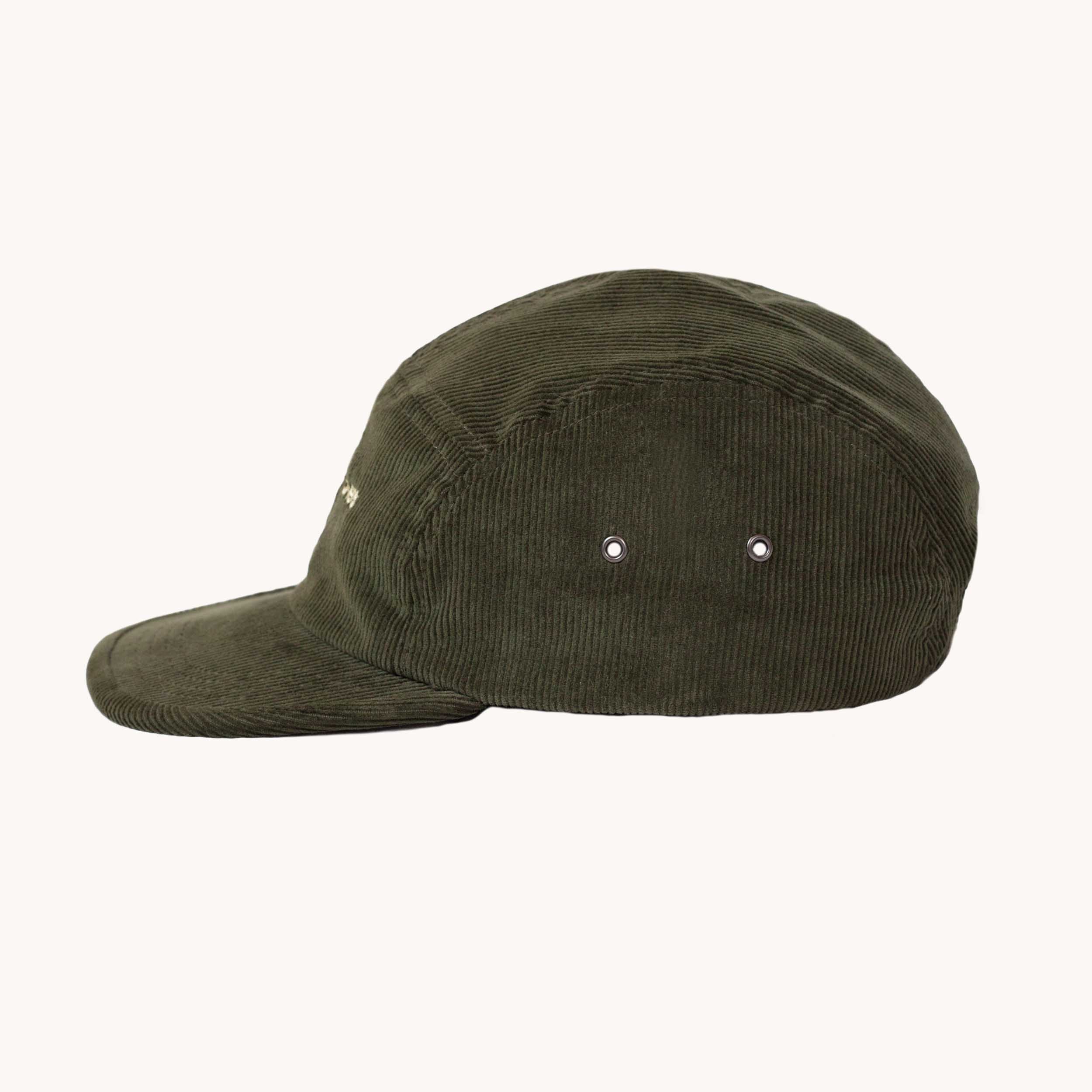 CORNUCOPIA CORDUROY CAP - EARTH GREEN