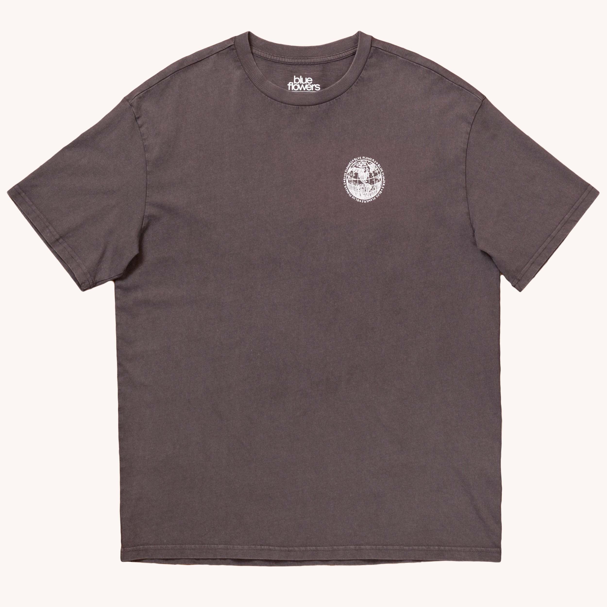 HEAVY RIFF T SHIRT - CHARCOAL WASH
