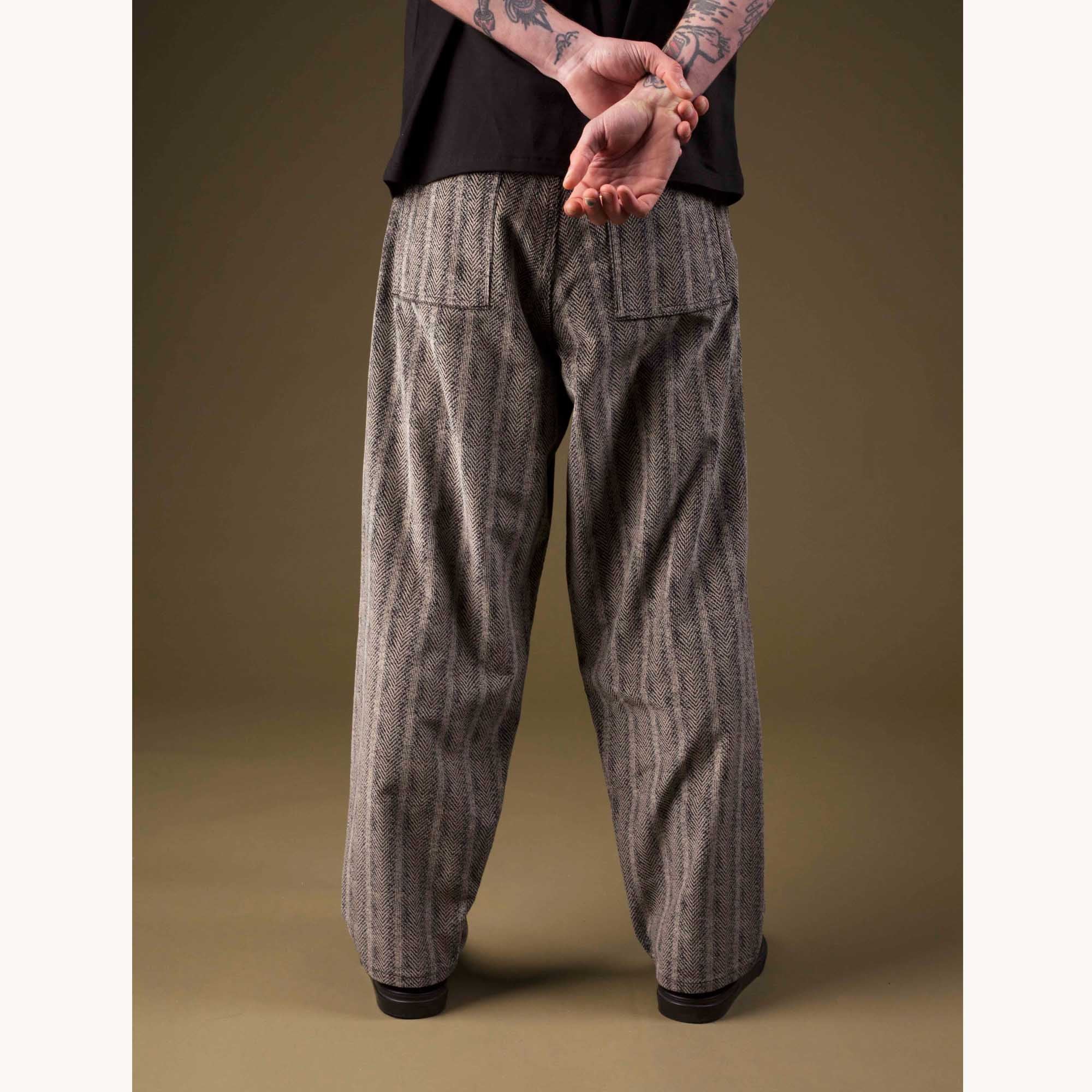 CHAMBERS HERRINGBONE TROUSERS