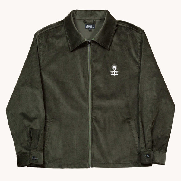 KOYOTO CORDUROY ZIP UP - GREEN