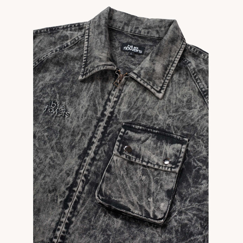 LEARY DENIM JACKET - ECO ACID WASH