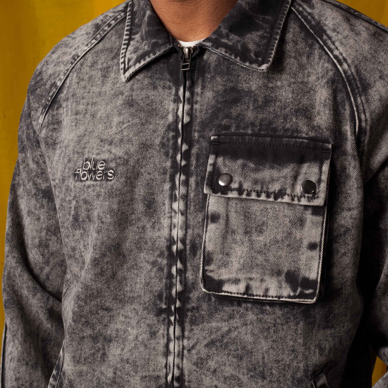 LEARY DENIM JACKET - ECO ACID WASH