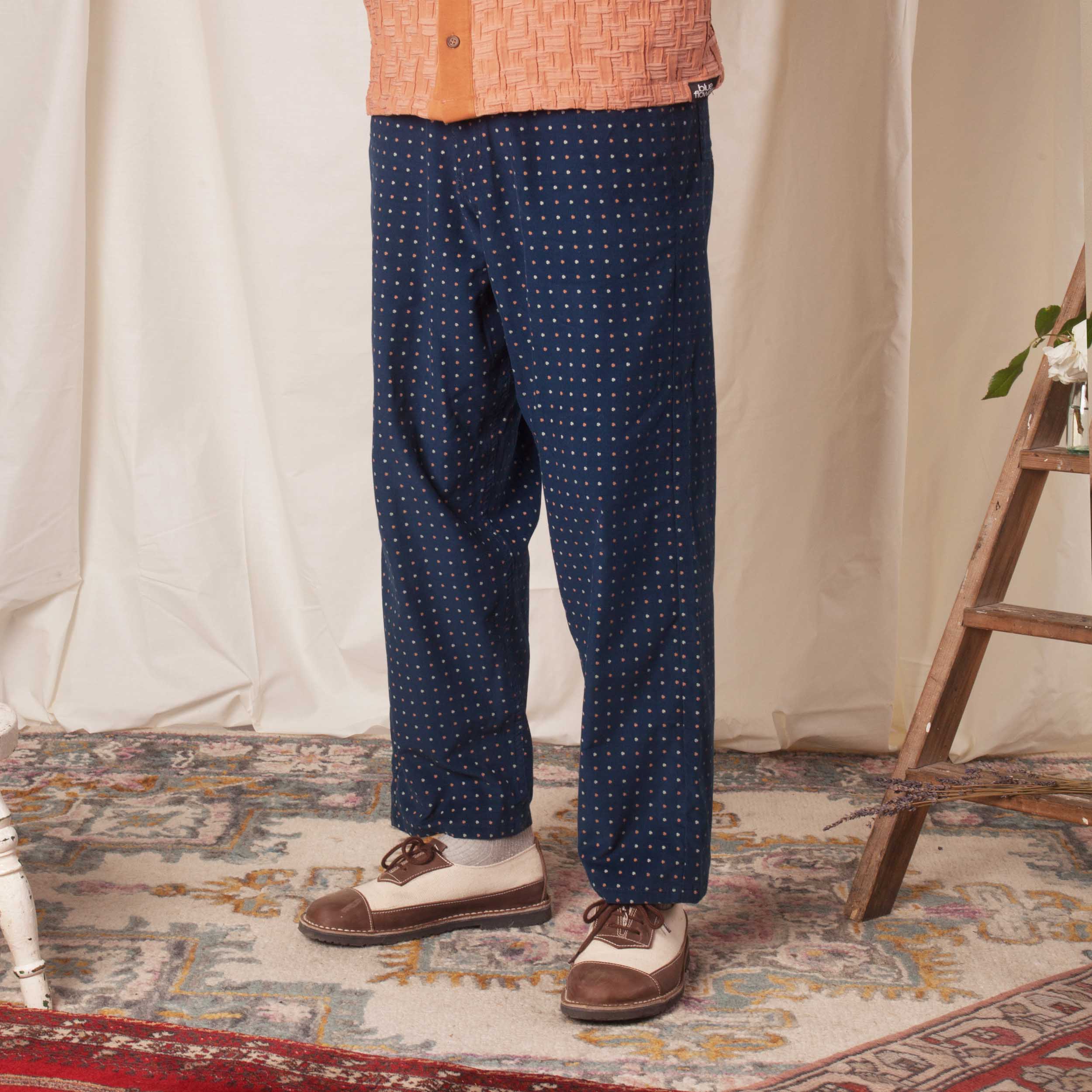 SPECKLED CORDUROY TROUSERS