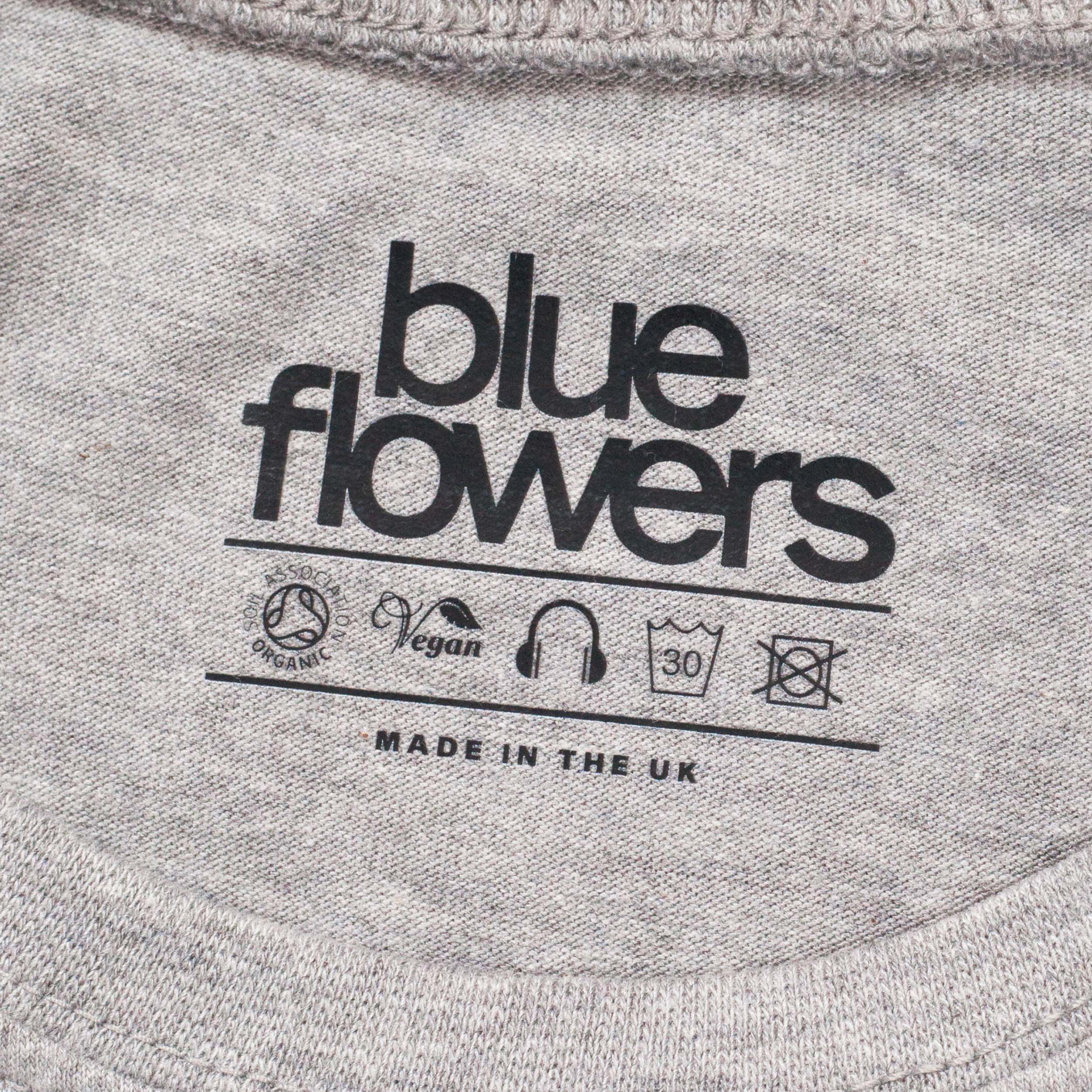 WOMENS CROPPED EARTH T SHIRT - HEATHER GREY