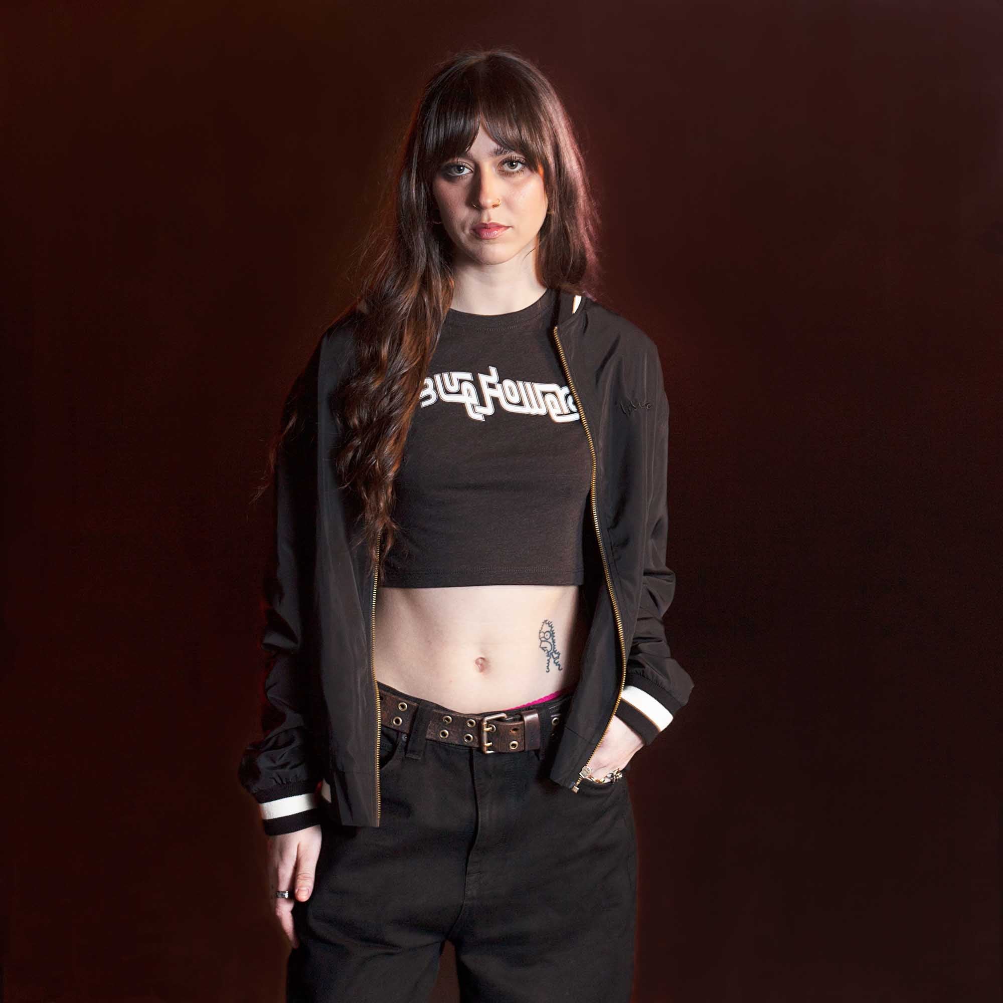 WOMENS SELDA T SHIRT - HEATHER BLACK