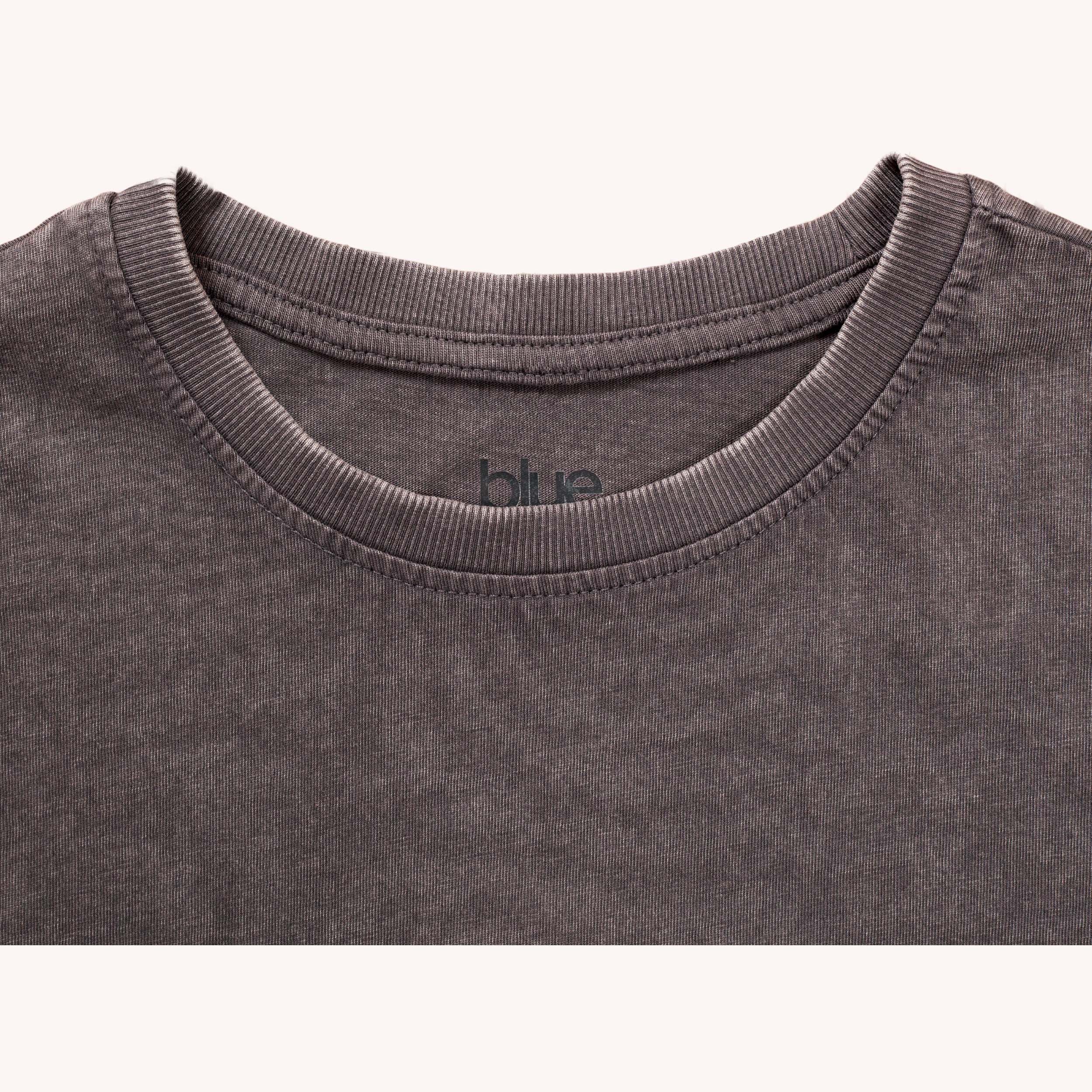 WOMENS SEATTLE CROPPED T SHIRT - STONE WASH