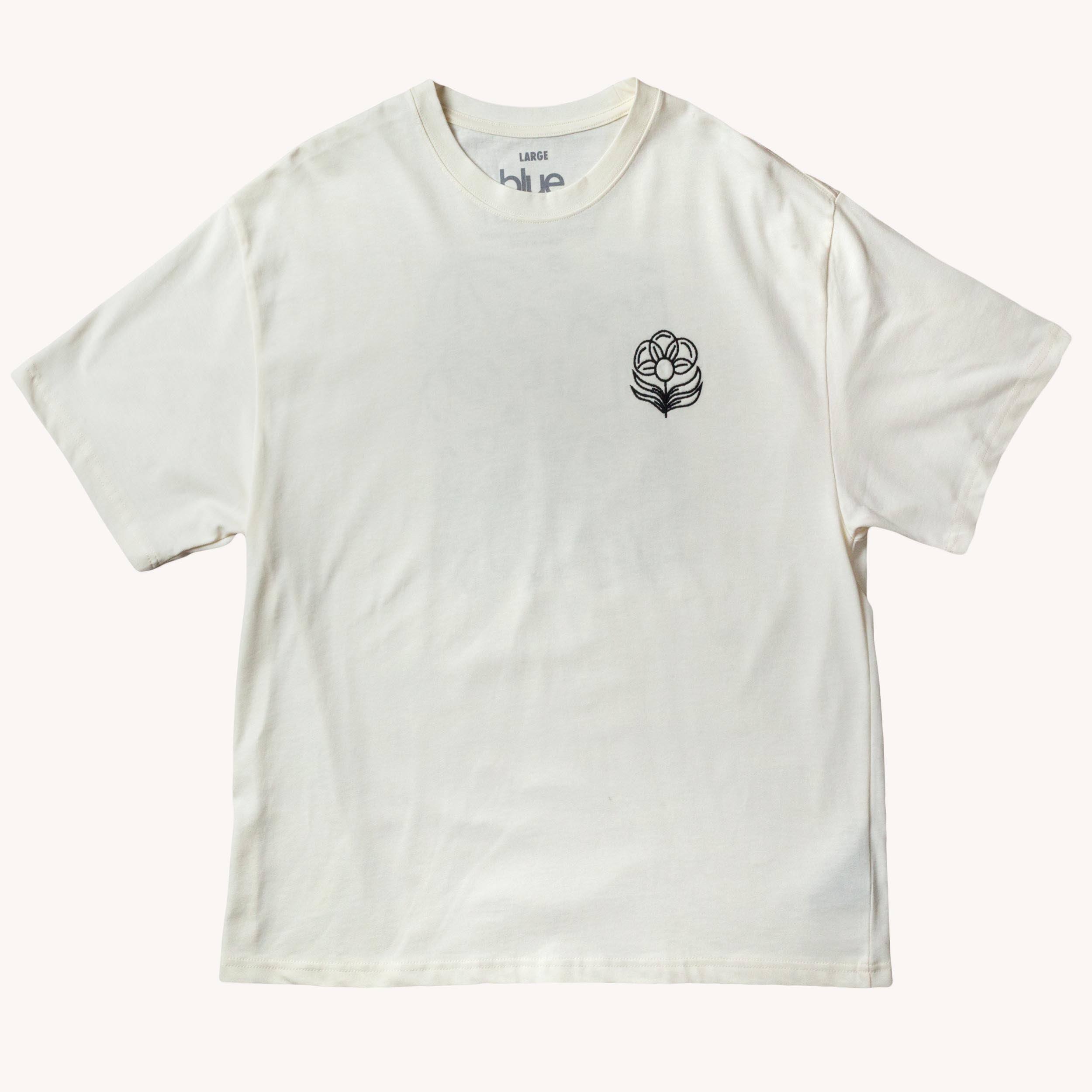 POLLINATOR T SHIRT - ANTIQUE WHITE