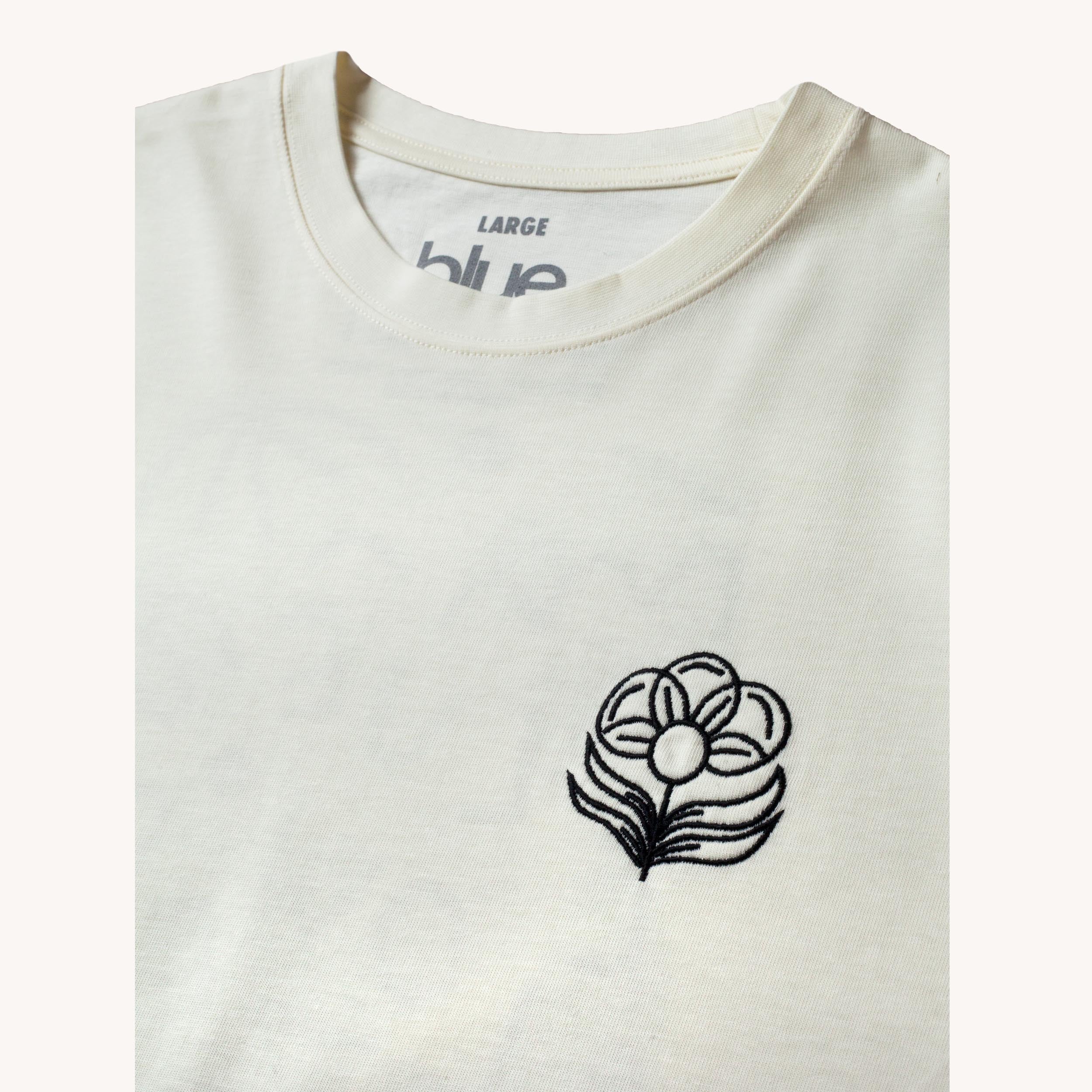 POLLINATOR T SHIRT - ANTIQUE WHITE